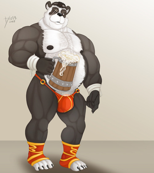hieronimagnus: Toshiro (Commission for Kazimo) Sexy pandaren daddy is ready to have some fun ;-) Com