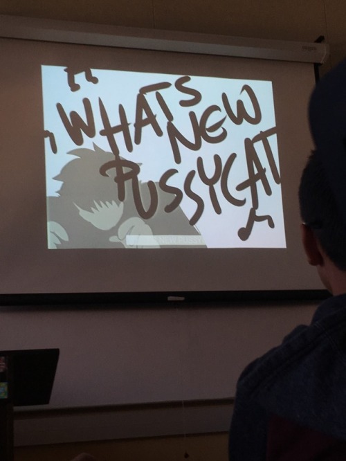 avipsyche:hey do you guys want to know what we watched in english class today? what our fucking teac