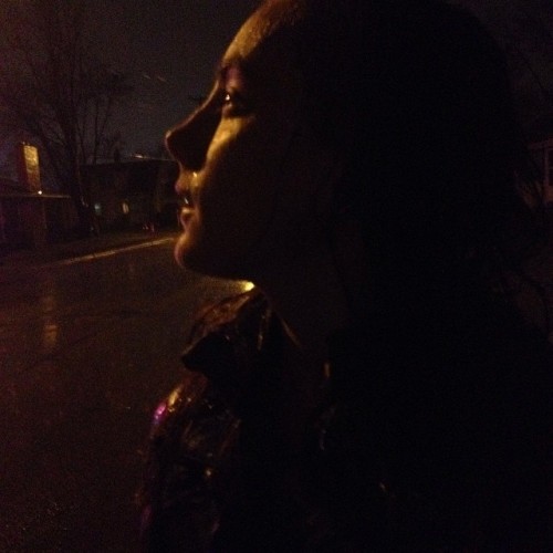 Porn photo #selfportrait in the rainstorm last night