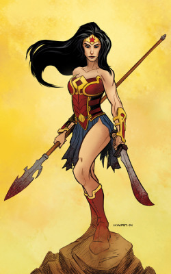 extraordinarycomics:  Wonder Woman by Andrew Sebastian Kwan.