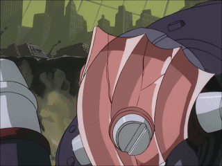 mecha-gifs:  Awesome Mecha Fights 6/??Big O vs. Big Duo