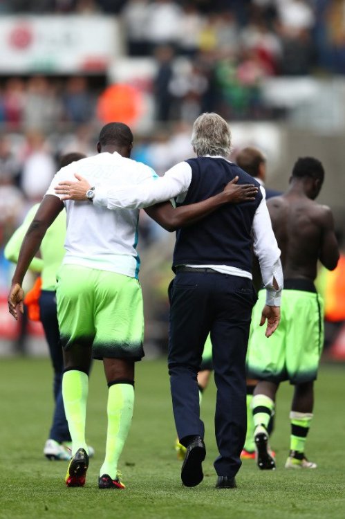 I guess “goodbye” was all we had left to say.Yaya Toure and Manuel Pellegrini draw the curtain on th