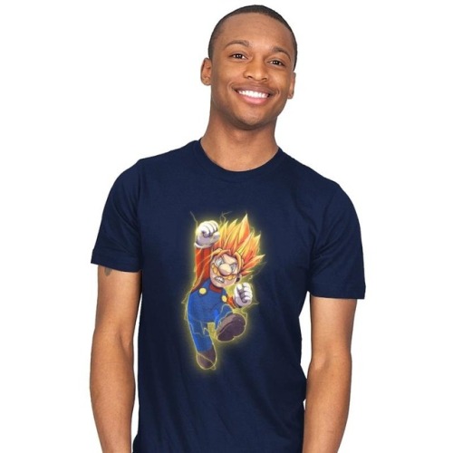 Shirt of the day for March 16, 2018: Super Mario Saiyan found at Ript Apparel from $13.00Basically w