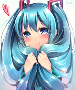 vocaloidpics:“初音ミク“ by じーわら
