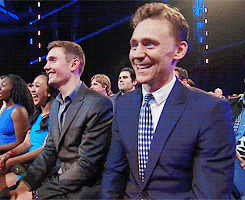 mishasteaparty:  Tom Hiddleston during the MTV Movie Awards 