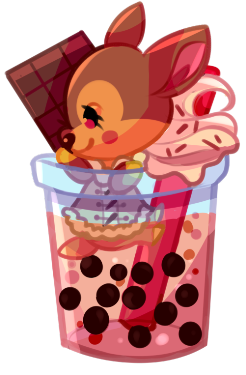 schnelly: hey guys! little bubble tea animal crossing series i’ve had in mind for a while! the