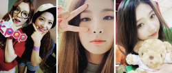 ot9s:  red velvet + selcas 