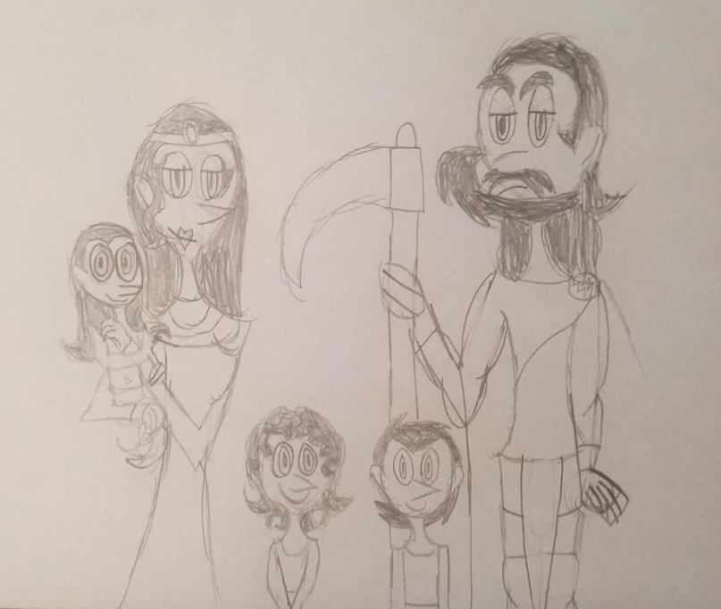 Since I’m not really in a mood for a Inktober Challenge, I wanted to draw a little Portrait of The Two Famous Titans and their Three Greek Children.
Despite on how what really happened in the Original Myths, I often wonder what SB’s Poseidon’s...