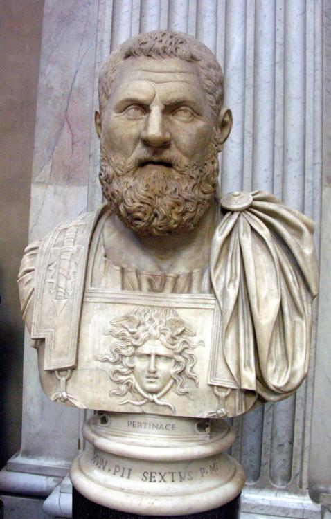 romegreeceart: Emperor Pertinax  A Praetorian guard commander who followed Commodus for a brief tim