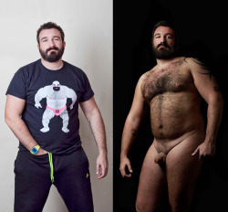 Speci-Men:  Speciman 2B55: Clothed Unclothed Diptychs 