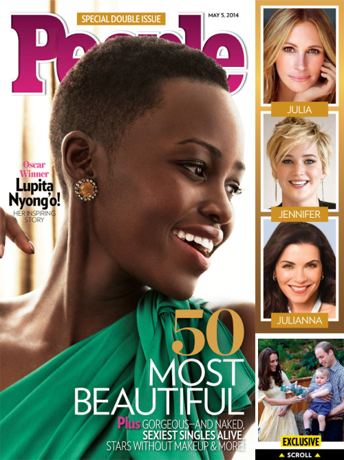 housewifeswag: chelebelleslair: People magazine has bestowed one of its highest honors on Lupita Nyo