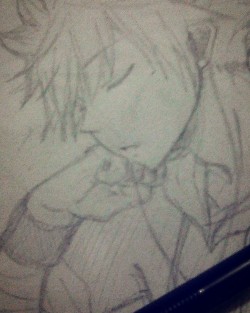 ayumichi-me:  Sketching Natsu, my loves 😍😊