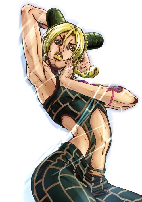 Powerful. Large. Deep., Jolyne Kujo artwork by Stone Ocean stand designer