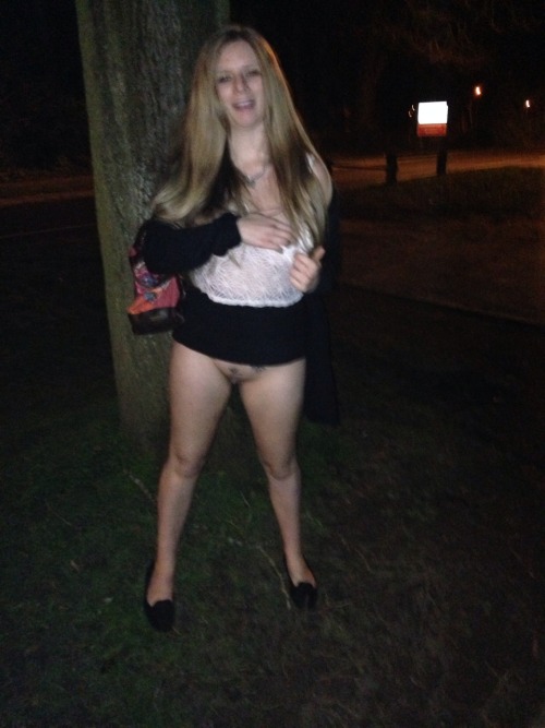 lilperv16:  Night out part 1  Lil perv flashing adult photos