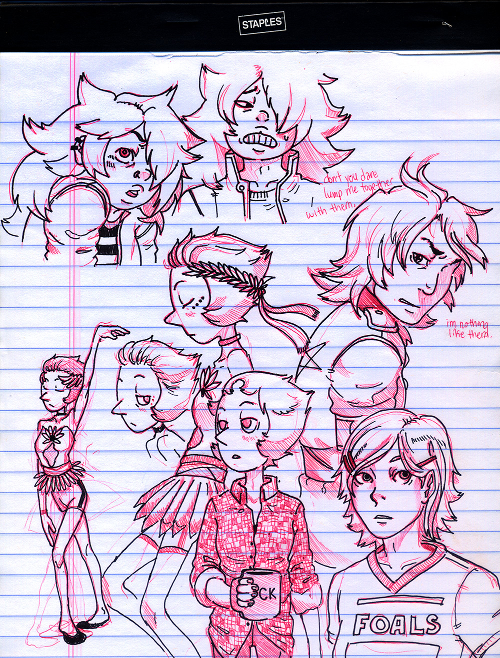 moral-event-horizon:  i doodled at work today between ads bc the server was being