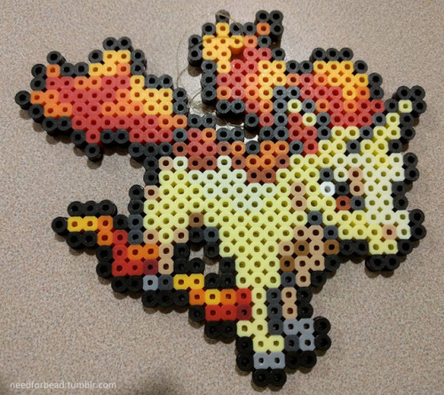 Pokemon:  RapidashPokemon is managed by The Pokemon Company.For more Pokemon perler bead designs che