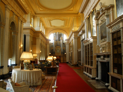 Blenheim Palace: the library.