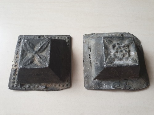 Perak Tampang Pagoda Tin Ingots (1800s Late Type with Tampok Manggis mint mark)