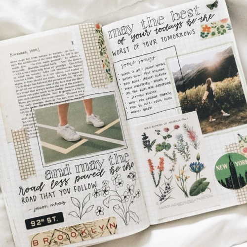 kaylareads:some of my favorite pages in my bullet journal :) today i went to my school registration 