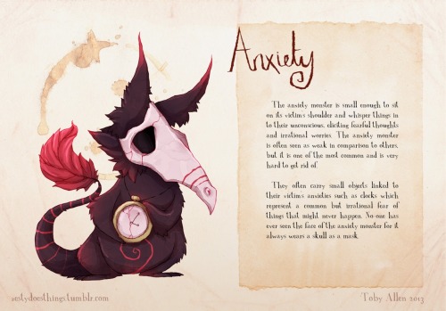 mighty-science:if mental health issues were monsters