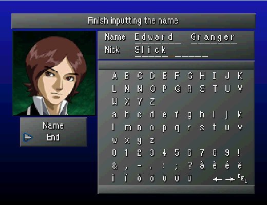 I just named him after myself, like I do with pretty much every RPG i&rsquo;ve