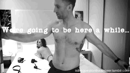 Go Wait In The Living Room While I Take Care Of Your Wife. 