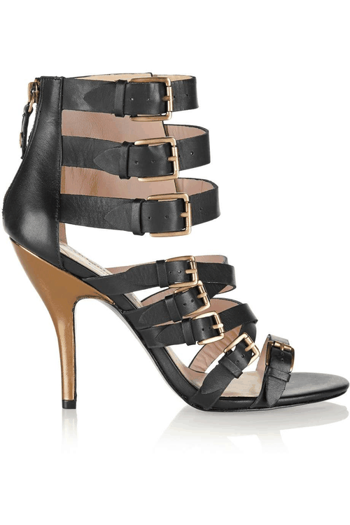 High Heels Blog Buckled leather sandalsSee what’s on sale from The Outnet… via Tumblr