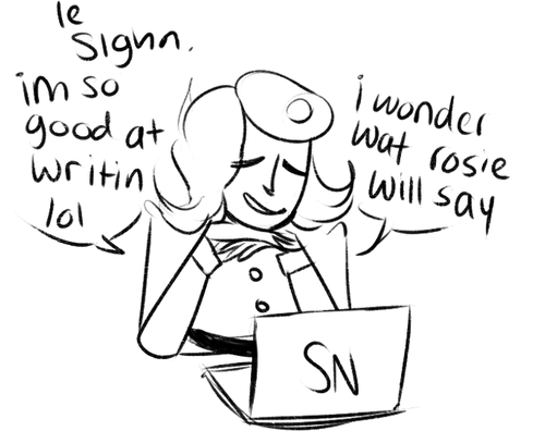 alizabug:       A while ago i read this theory that mom lalonde wrote wizardy herbert