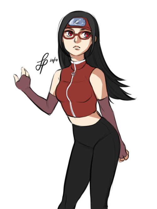 Sarada Uchiha by Ander0w0 on DeviantArt