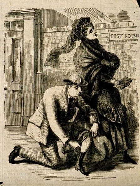 Contemporary cartoons and illustrations of the “London Monster”.From Wikipedia: “The London Monster 
