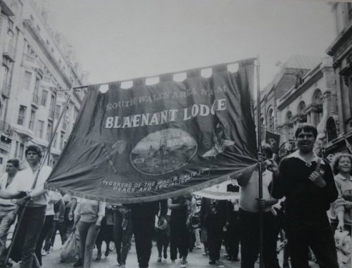 maireddog: On the 29th of June, 1985,  LGSM and Welsh miners striking in the 1984-5 national Miner’s