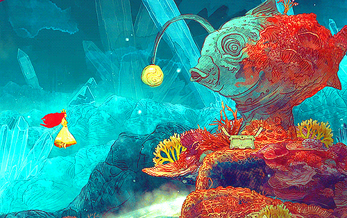 realfakeeggs:Child of Light + scenery, part 4.