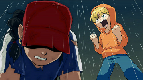 datsweetberrypunch:  dumbledorathexplora:  Operation: ANIME                         the children from down the line looks creepy as fuck…i like this very much yes.