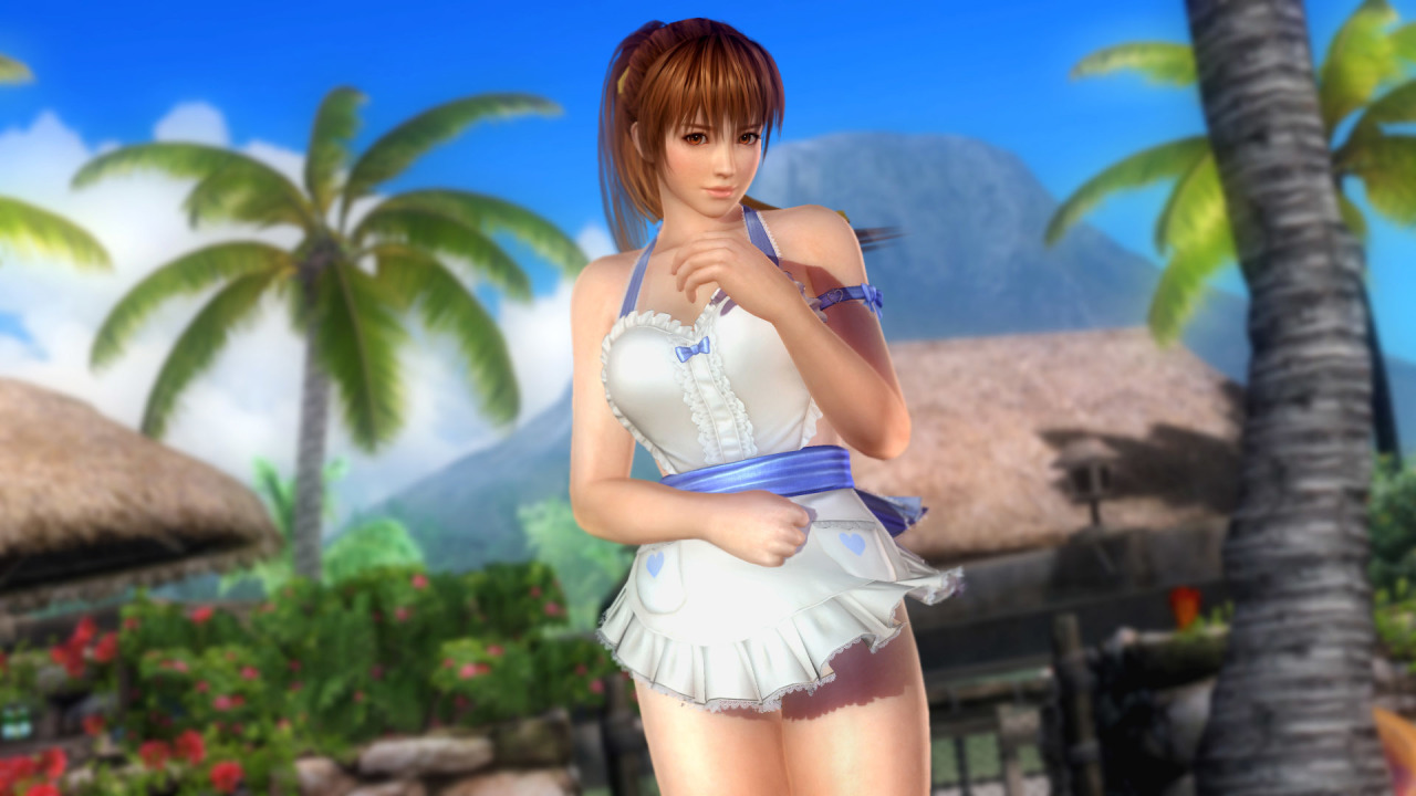 deadoralive-universe:  Valentine Day’s Costumes Kasumi Ayane Kokoro Hitomi Leifang