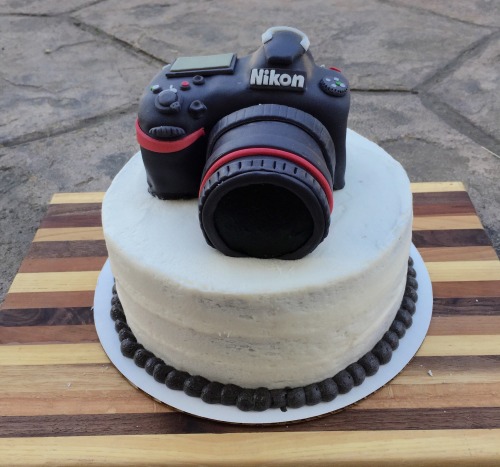 dreamingadreamthing:I didn’t fail! I made this you guys!!! The camera is made of cake!!! Everything 