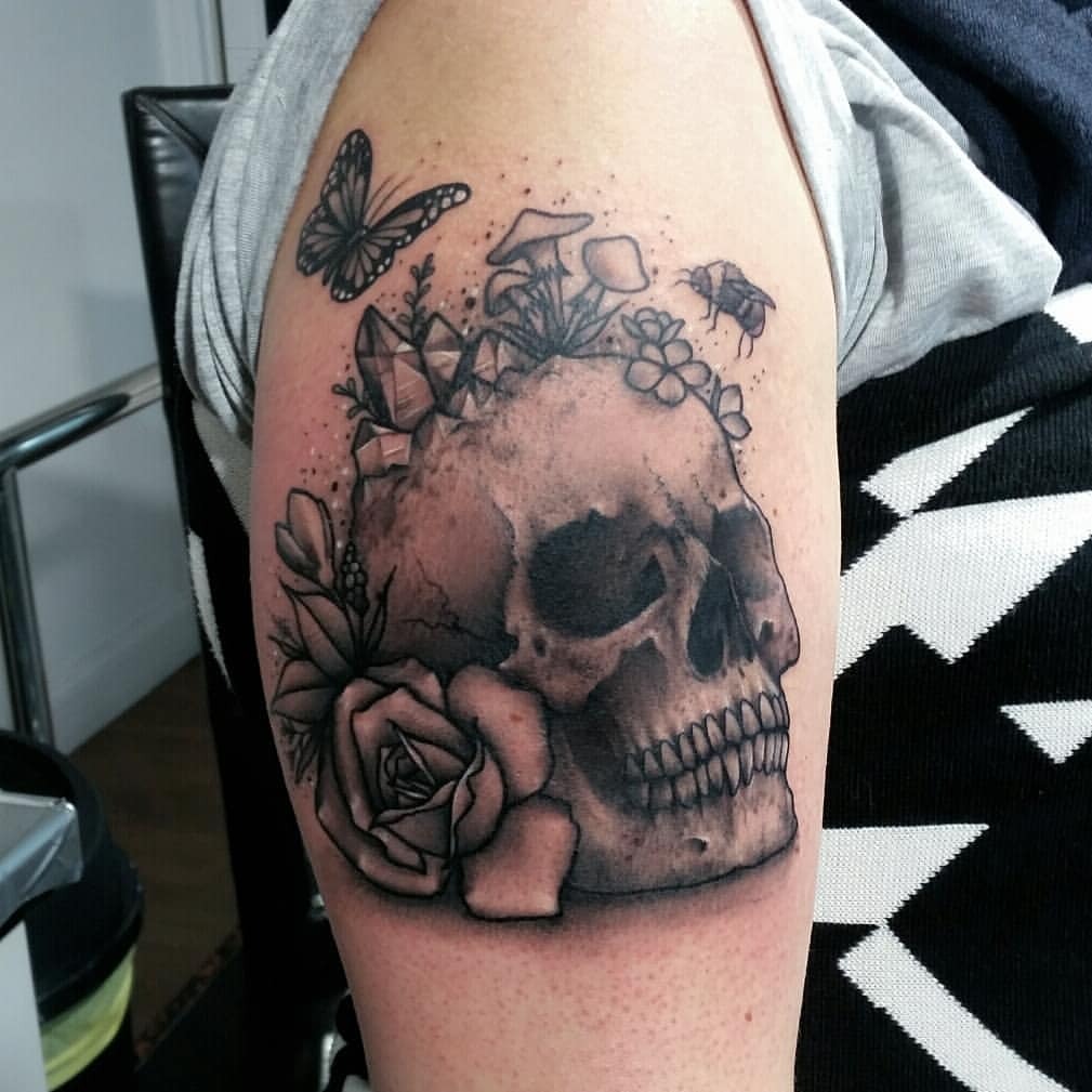 155 Sugar Skull Tattoo Designs with Meaning  Wild Tattoo Art