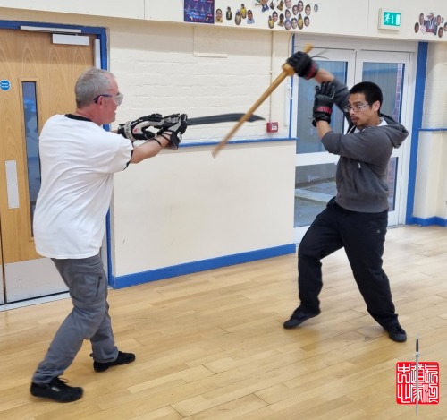 Realistic Training leads to functional skills.From the recent Leeds, UK Chinese Swordsmanship Semina