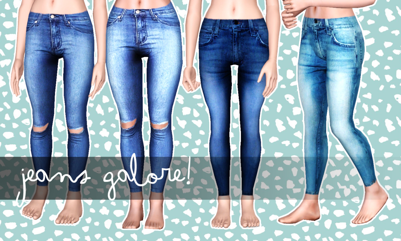 halosims: Halosims Followers Gift - Jeans... - Emily CC Finds