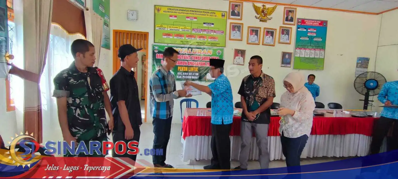 Pekon Lintik Kecamatan Krui Selatan Realisasikan BLT-DD Tahap Ke 1 Tahun 2025 KE 20 KPM