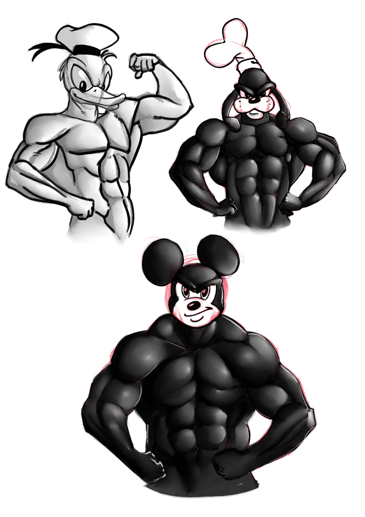 lunamothshideyhole:  Lets kick off 2016 in stylei bring you MOOSCLES xb have some