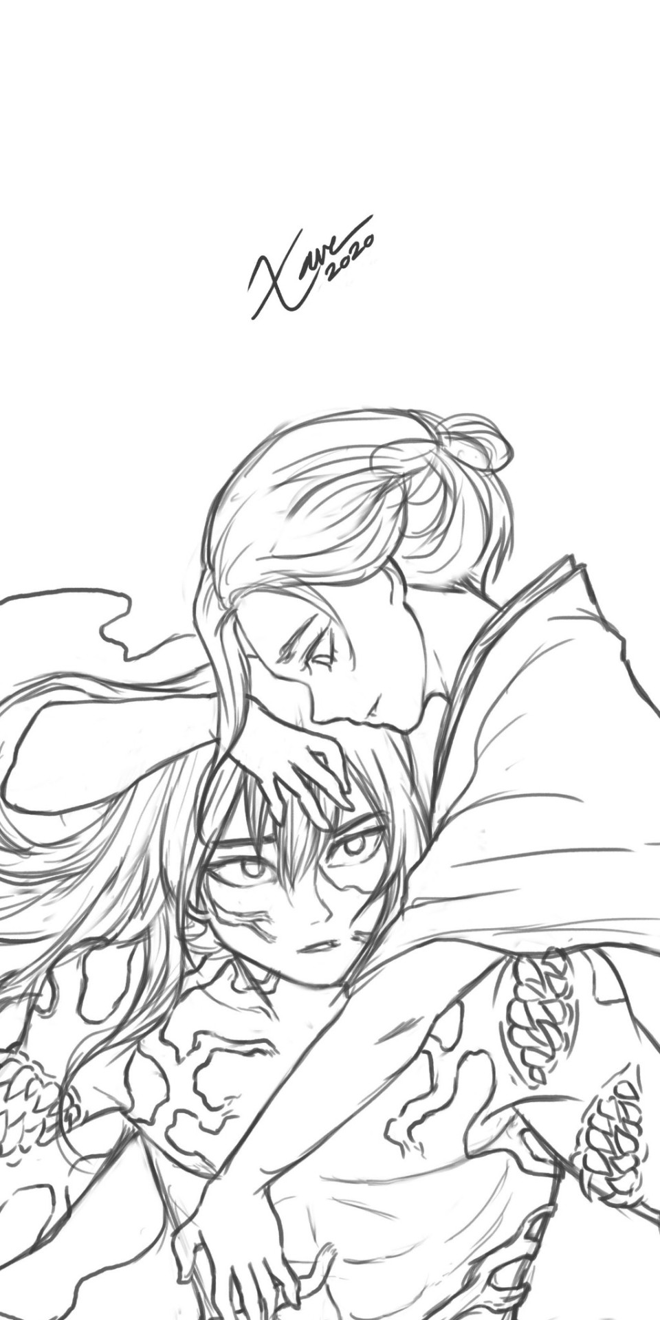 The Lack Of New Todomomo Content Has Finally Tickled My Hand. A Preview Sketch Of My Quarantine Artwork.