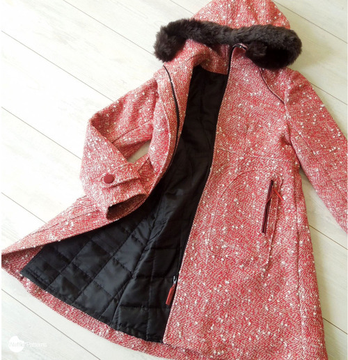 pdf sewing pattern hooded coat pepernoot