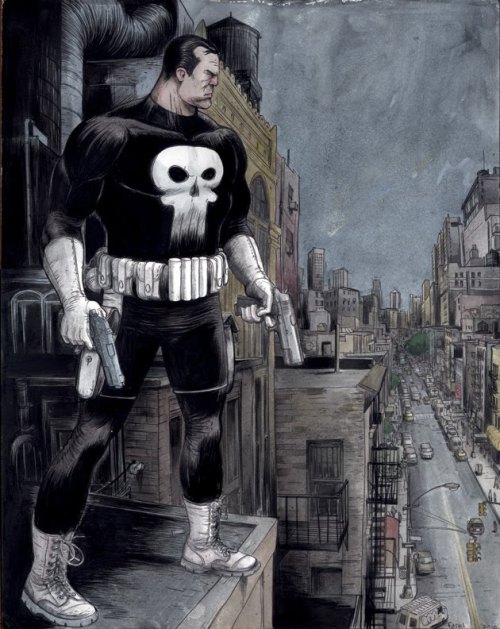 comicwarz:  The punisher by Farel Dalrymple