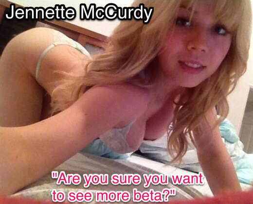 censoredforbetas:  Jennette McCurdy leaked nudes censored for pathetic beta wankers.