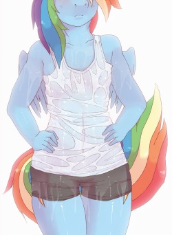 generalcumble:  Rainbow Dash, by request.