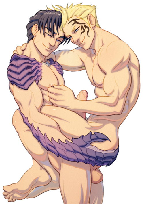xketchzoid:  Zell with Nexus, OC of Nexus. ^^