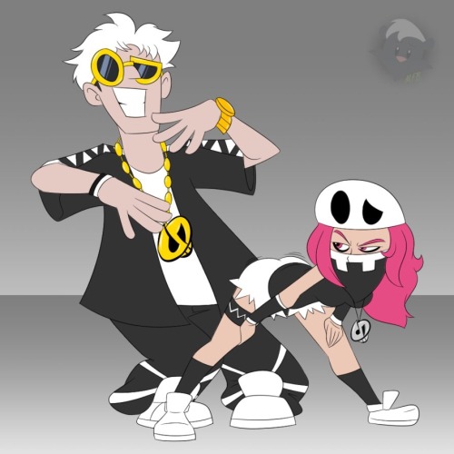 mofetafrombrooklyn:Here’s a boring, non-lit bump-n-grind of Guzma and a female grunt. My friend was right, the gif was a lot more livelier < |D