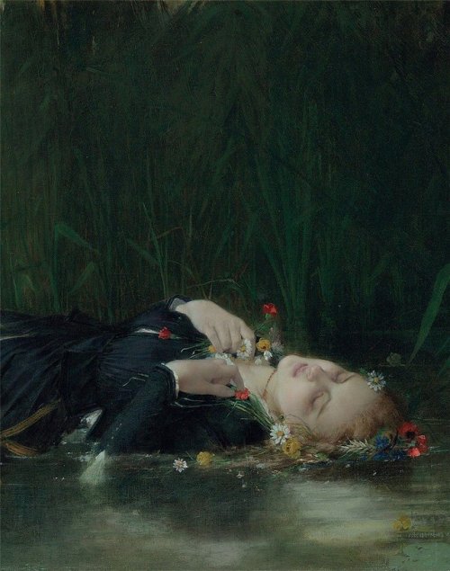 silenceformysoul: Jean-Baptiste Bertrand (1823-1887) - Ophelia