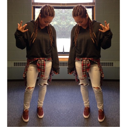 High School Outfit Tumblr Black Girls