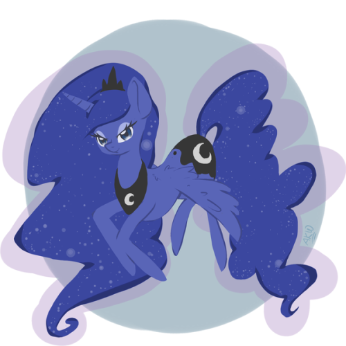 lunarphoenix:  Princess Luna by =grandifloru 